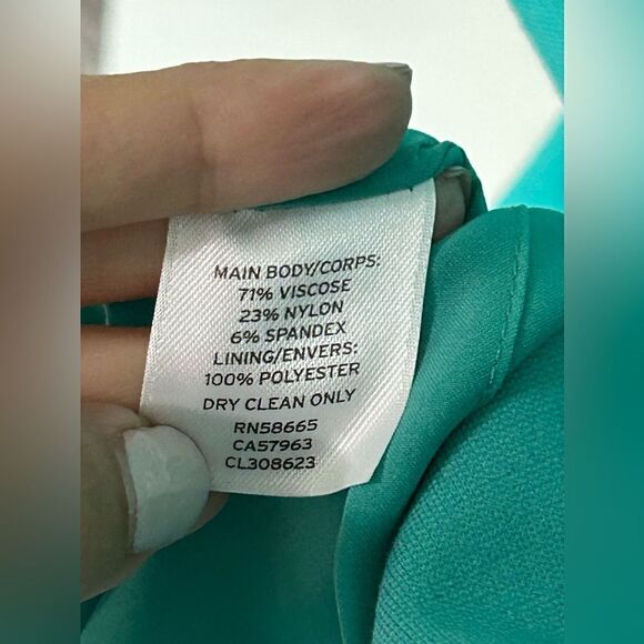 NWT Classiques Entier Turquoise Sheath Dress - Picture 4 of 9
